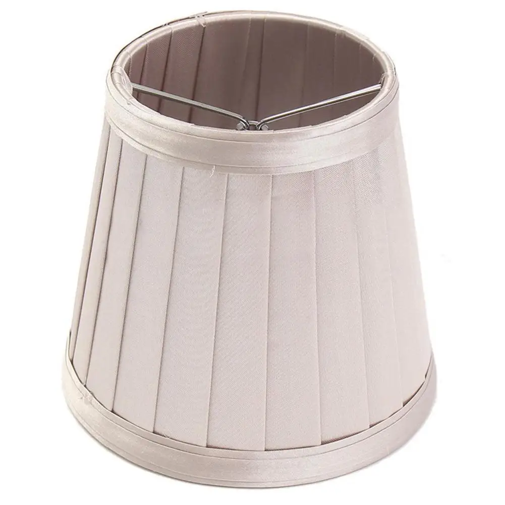 Stylish Pretty Cloth Lampshade Pleated Lamp Cover Ceiling Lamp Holder for Dinning Hall Living Room Bedroom Decoration