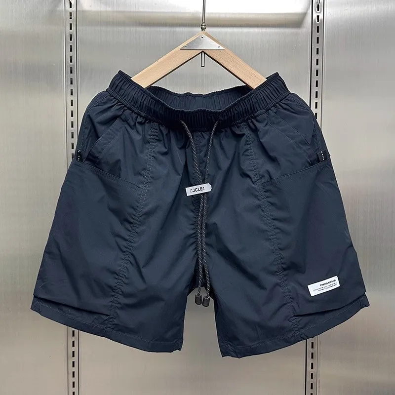 

Youth Casual Ice Silk ort Pants Men's Summer Thin Five-Point Loose American Sle Workwear orts Functional Faion