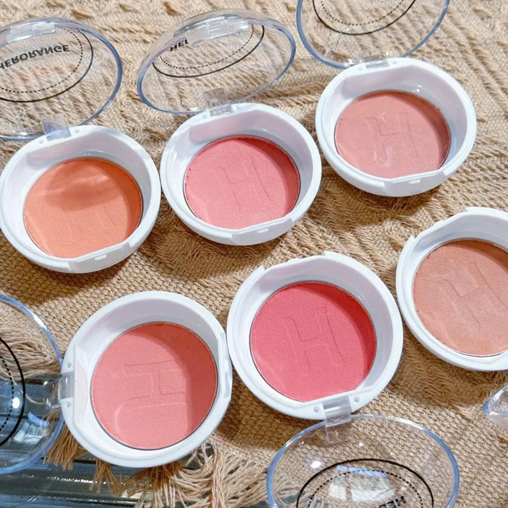 Natural Mineral Blusher para Mochi, Monocromático, Face Peach, Sombra Blusher, Pigmento Cosmético, Blus Mud, G7R2