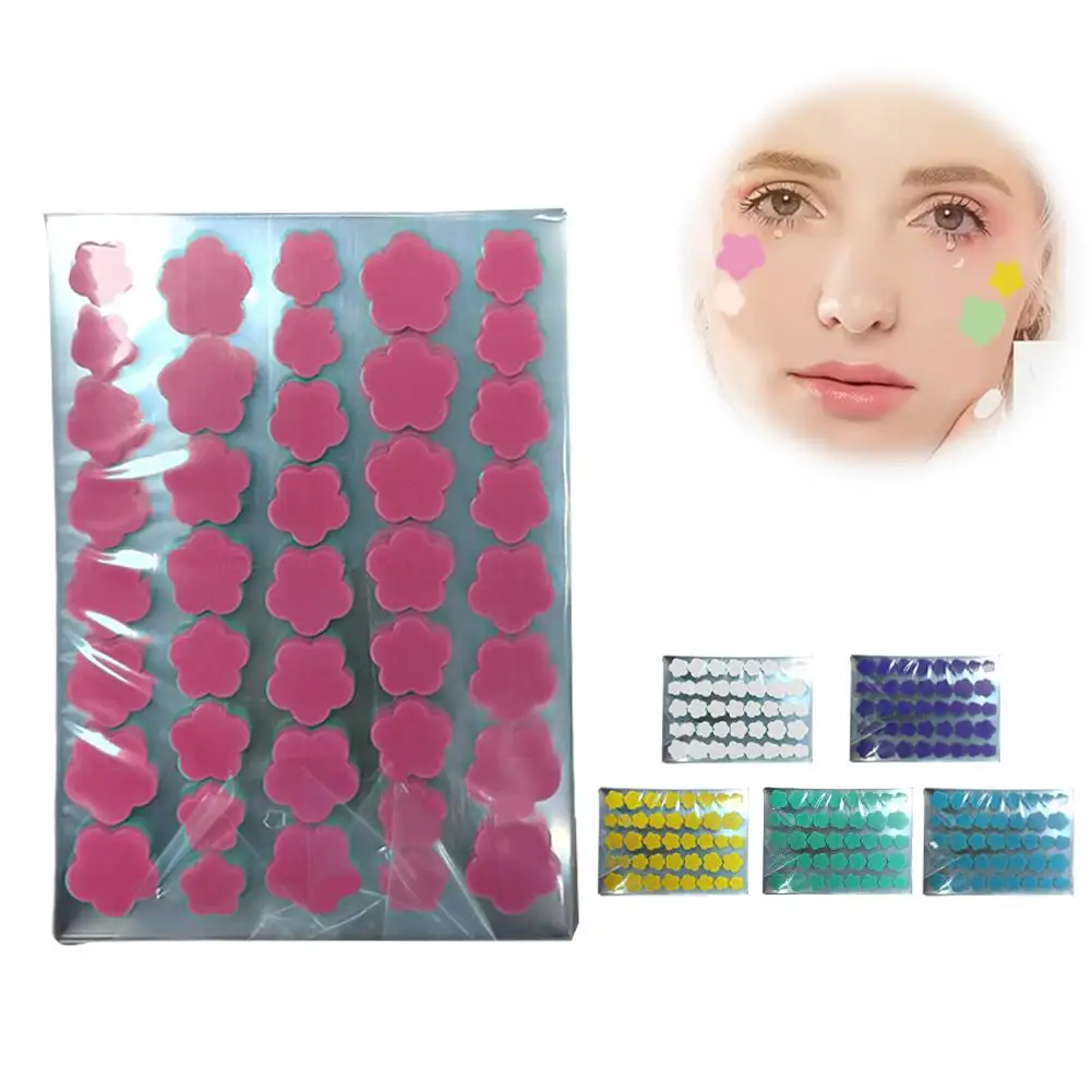 Patch per l'acne invisibile colorata i segni dell'acne impermeabili coprono la cura della pelle riparano la guarigione dell'acne che assorbe i brufoli dell'acne Blackhea R4x4