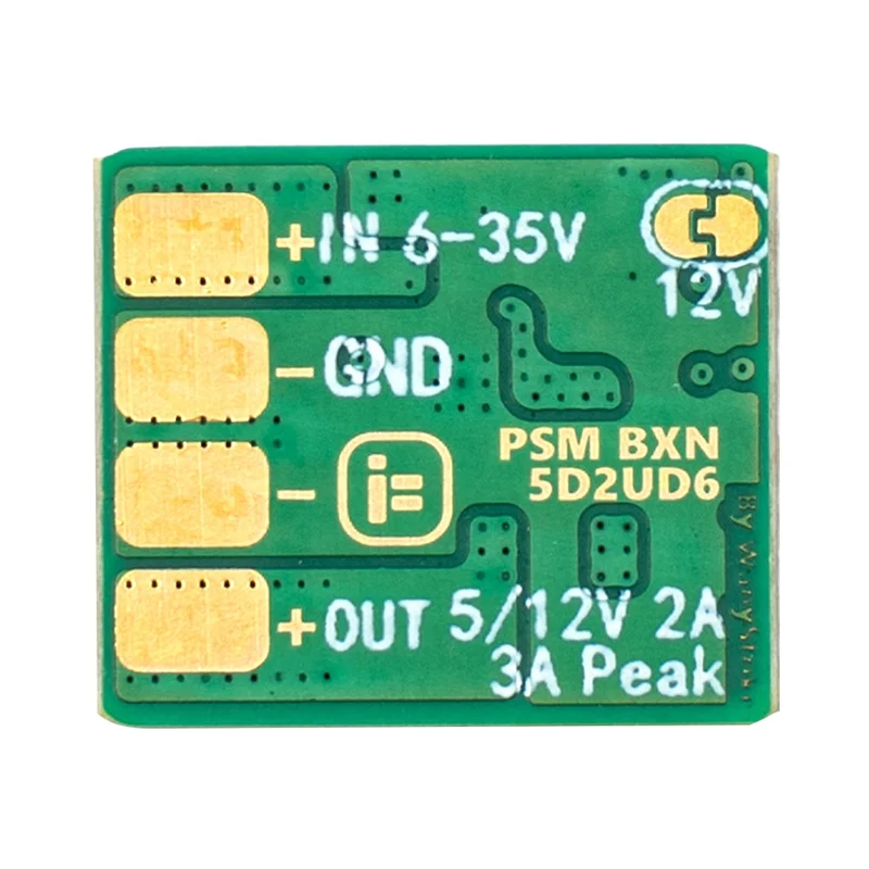 1Pcs PSM BXN 5D2UD6 5V/2A 12V/3A Mini 2-8S BEC For RC Multirotor Airplane FPV Freestyle Drones DIY Parts Accessories