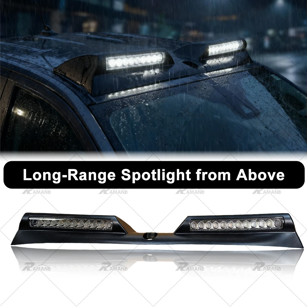 RAMAND Roof Light for Ranger T6 T7 T8 Roof Light for everest Auto Parts Off-road Equipment Top Working Roof LED Light 6