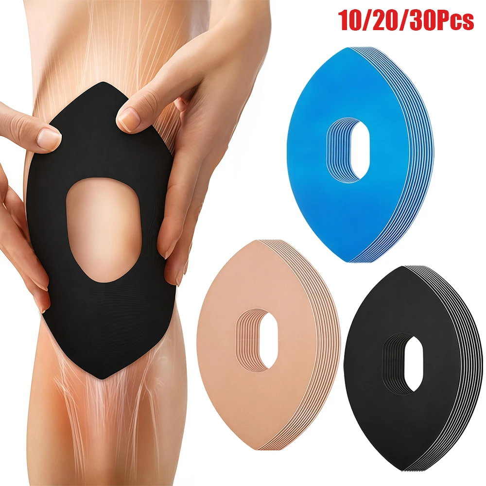 10/20/30 Stück Kinesiologie-Tape zur Unterstützung und Schmerzlinderung der Knie, wasserdichtes, elastisches Sporttape für Sport und Fitness