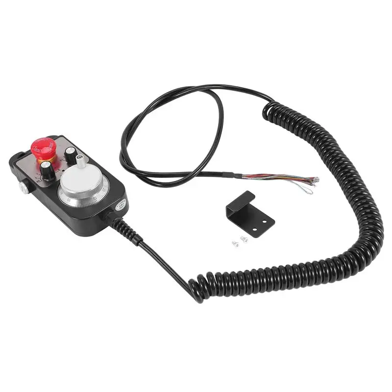 THIVN-CNC Pulse Generator 6 Axis MPG Pendant Handwheel For FAGOR GSK Siemens FANUC System 5V Manual Pulse Generator