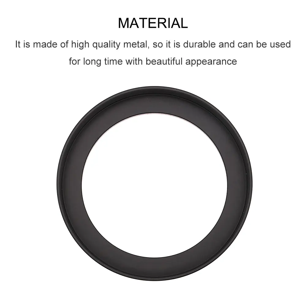 Metal Lens Cap 67-82/72-82/77-82/82-82mm (85mm O.D.) Matte Box Filter Adapter Step Up Front Ring