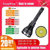 Trustfire T90R Tactical Powerful Flashlight 4800Lumens High Power Rechargeable Military Led Torch 1600M For Hunting Self-Defense