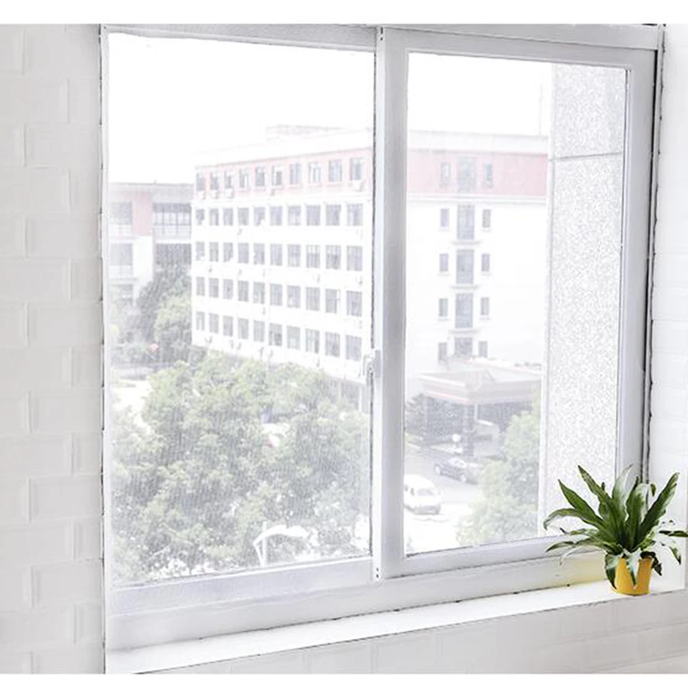 

3pcs Anti Mosquito Screen Window Net Self Adhesive Mesh Curtain Grill Cover Door Insect Proof Remove Spiders Moths