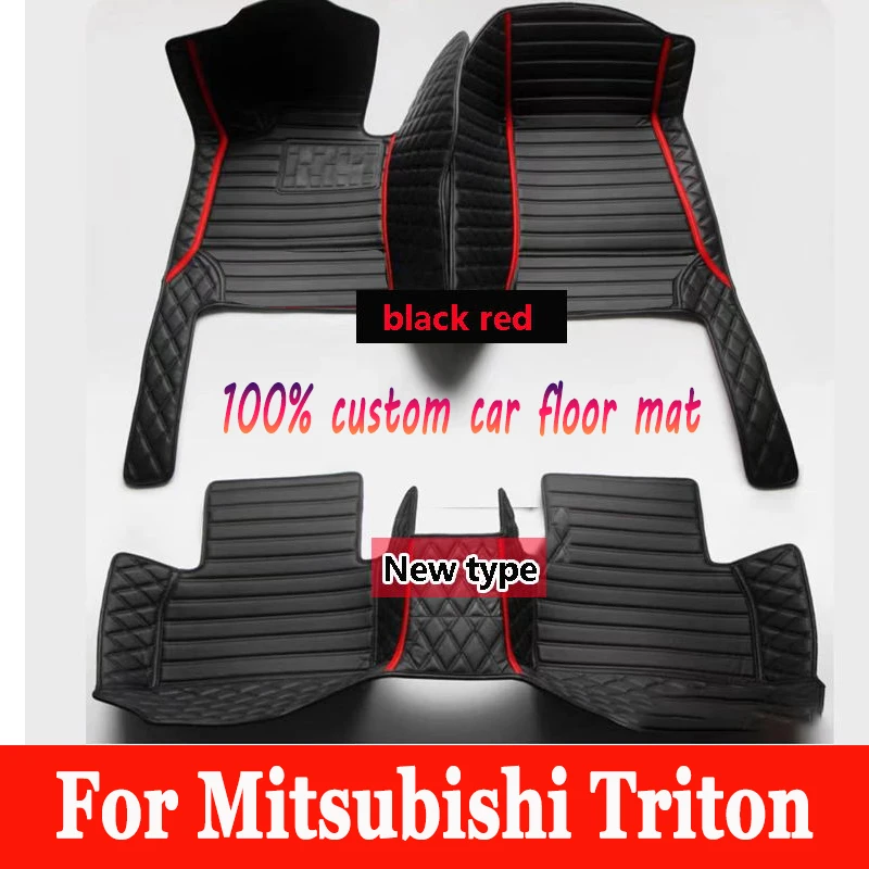 

Автомобильные коврики для Mitsubishi Triton L200 Sportero Hunter strрак KA 2005 ~ 2014, водонепроницаемый напольный коврик, аксессуары для интерьера автомобиля