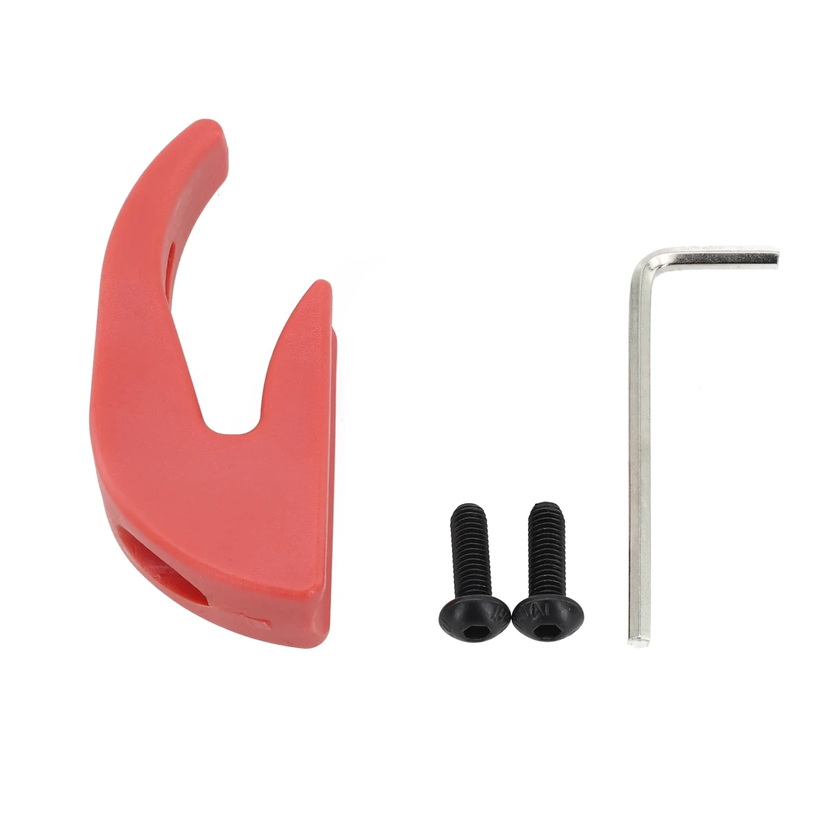 Hook Up Hooks para Scooters, Peças de skate, Frente com parafusos, Acessórios de chave, Vermelho, Branco, Vermelho