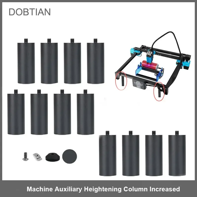 Laser Engraving Machine Leg Expansion Metal Heightening Column 150MM Heighten Kit Can Be Used With Y-axis Rotary Roller Module