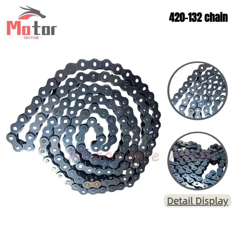 

Motorcycle 420 heavy-duty transmission chain 132 chain motorcycle all terrain vehicle off-road kart accessories