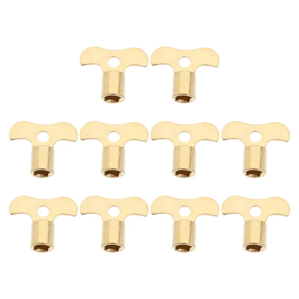 

10pcs Faucet Lock Spigot Water Valve Handle Tool Hose Square Stem Zinc Alloy Compatibility Enhanced Security