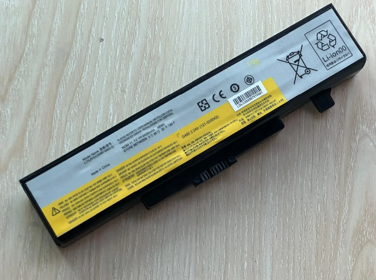 Laptop battery for LENOVO G500 Y485N Series IdeaPad G580 Y580 Y480 Z480 Y580N