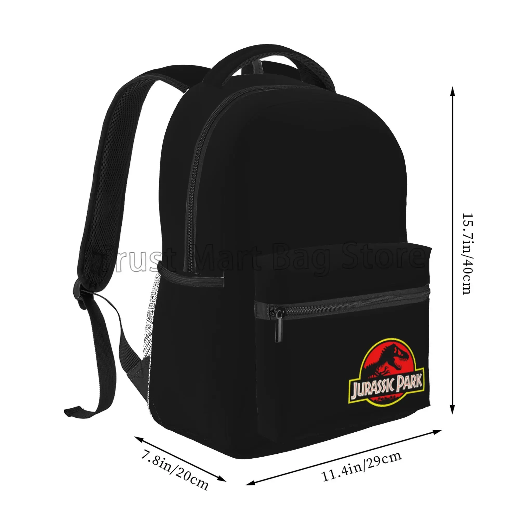 Jurassic Park Backpack Sturdy Travel Business Hiking Camping Backpacks School Students Bookbags Large Travel Laptop Daypack