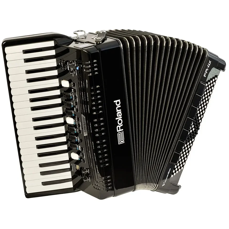 خصم مبيعات الصيف على أفضل تجارة البيع للأكورديون الإلكتروني الأسود الجديد V-Accordion FR-8X