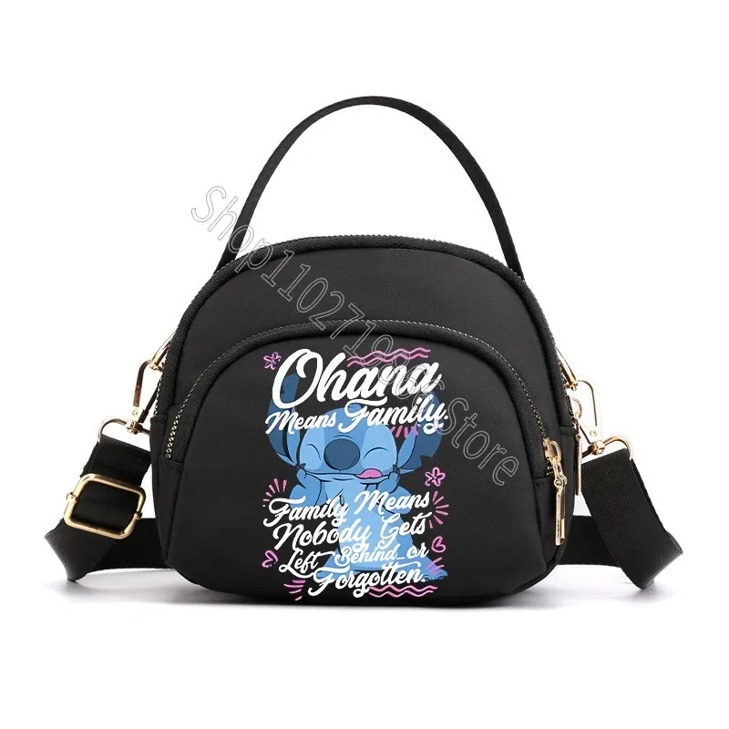 Lilo & Stitch Crossbody Bags Disney Handbags Women Portable Large Capacity Anime Movie Graphic Print Shoulder Bag Party Gifts