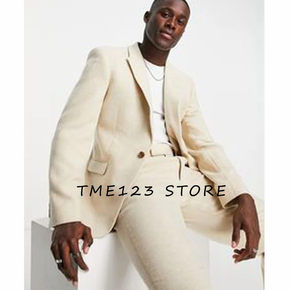 Elegant Men's Suits for Wedding Custom Man Suit  Solid color Tailcoat Trousers Full Male Boyfriend Mens Clothing Luxury Dress