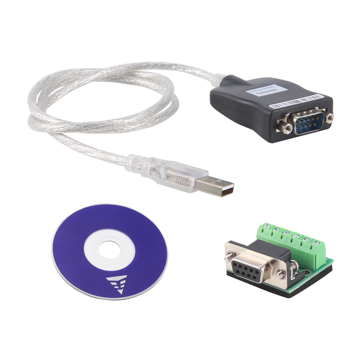 USB 2.0 to RS485 -485 RS422 -422 DB9 COM Serial Port Device Converter Adapter Cable, PL2303
