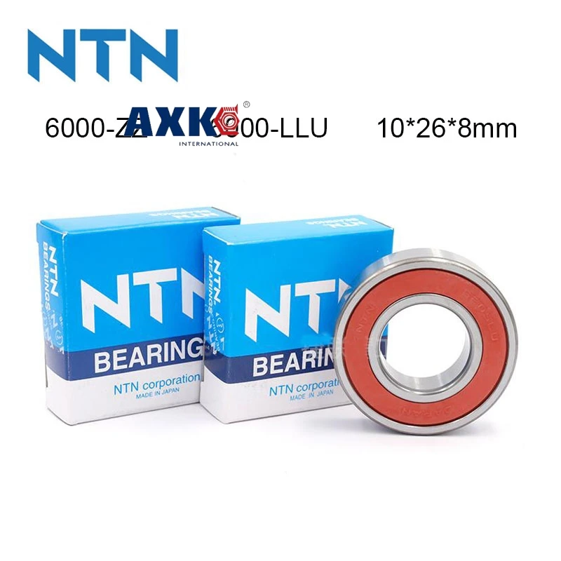 

Japan 100% Original NTN Bearing 5/10Pcs 6000-ZZ 6000-LLU ABEC-9 Ball Bearing 10x26x8mm High Speed Deep Groove 6000 Ball Bearing