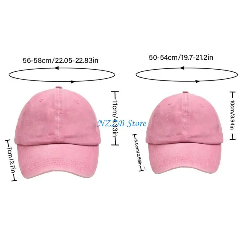 T21F Adults Adjustable Baseball Hat Mom Kid Headwear Matching Hat Embroidery Hat Matching Baseball Hat