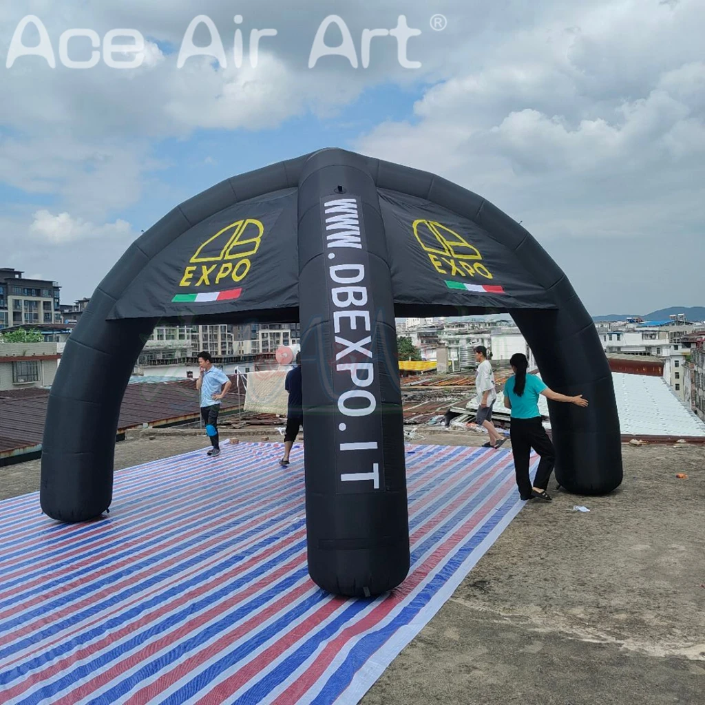 Tenda gonfiabile personalizzata per ragno da 6 m Tenda gigante per eventi Tenda gonfiabile per promozioni all'aperto Spettacoli commerciali Feste