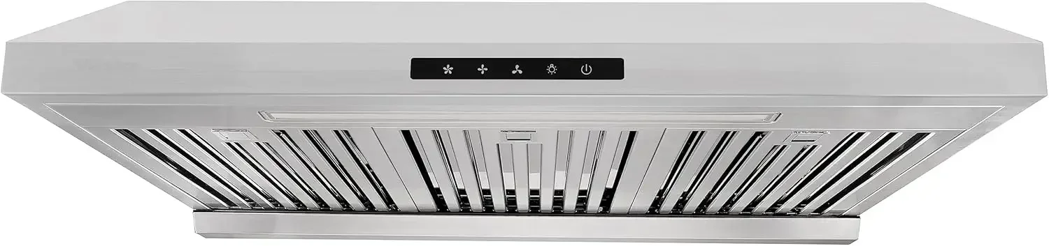 Vesta Arlington 850 CFM Powerful 30 Inch Under Cabinet Range Hood With Premium Stainless Steel Body, Twin Turbo Motors