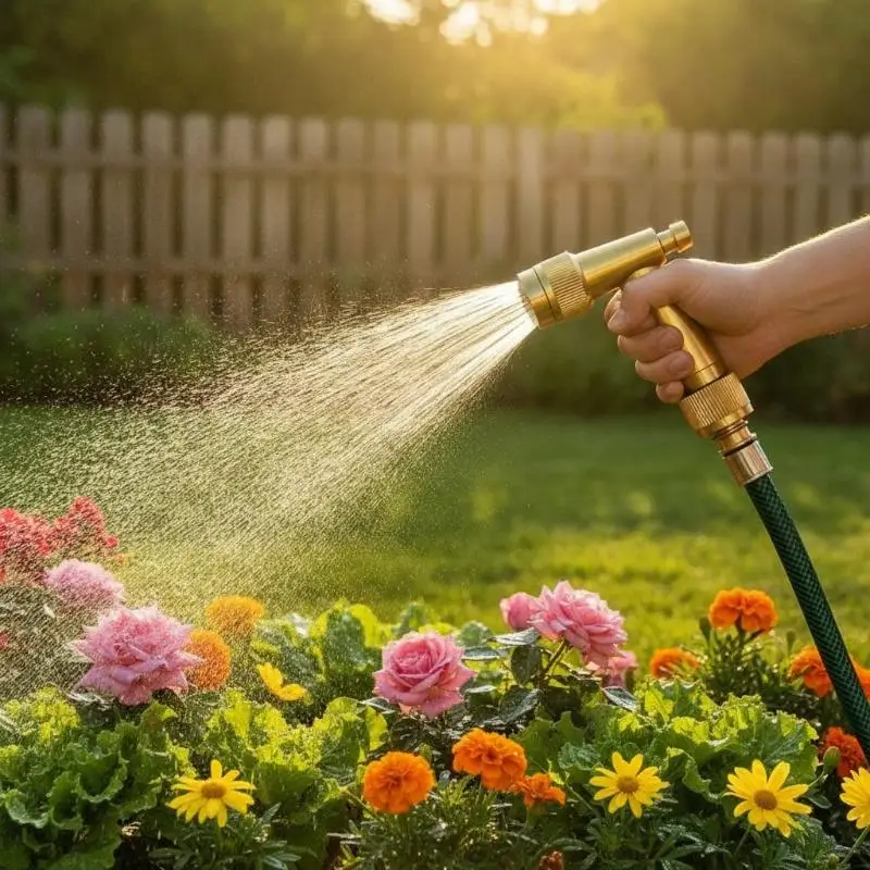 1/2PCS High Pressure Car Wash Water Vegetable Garden Irrigation Sprinkler Nozzles Set Farming Watering System Outdoor Yard Care