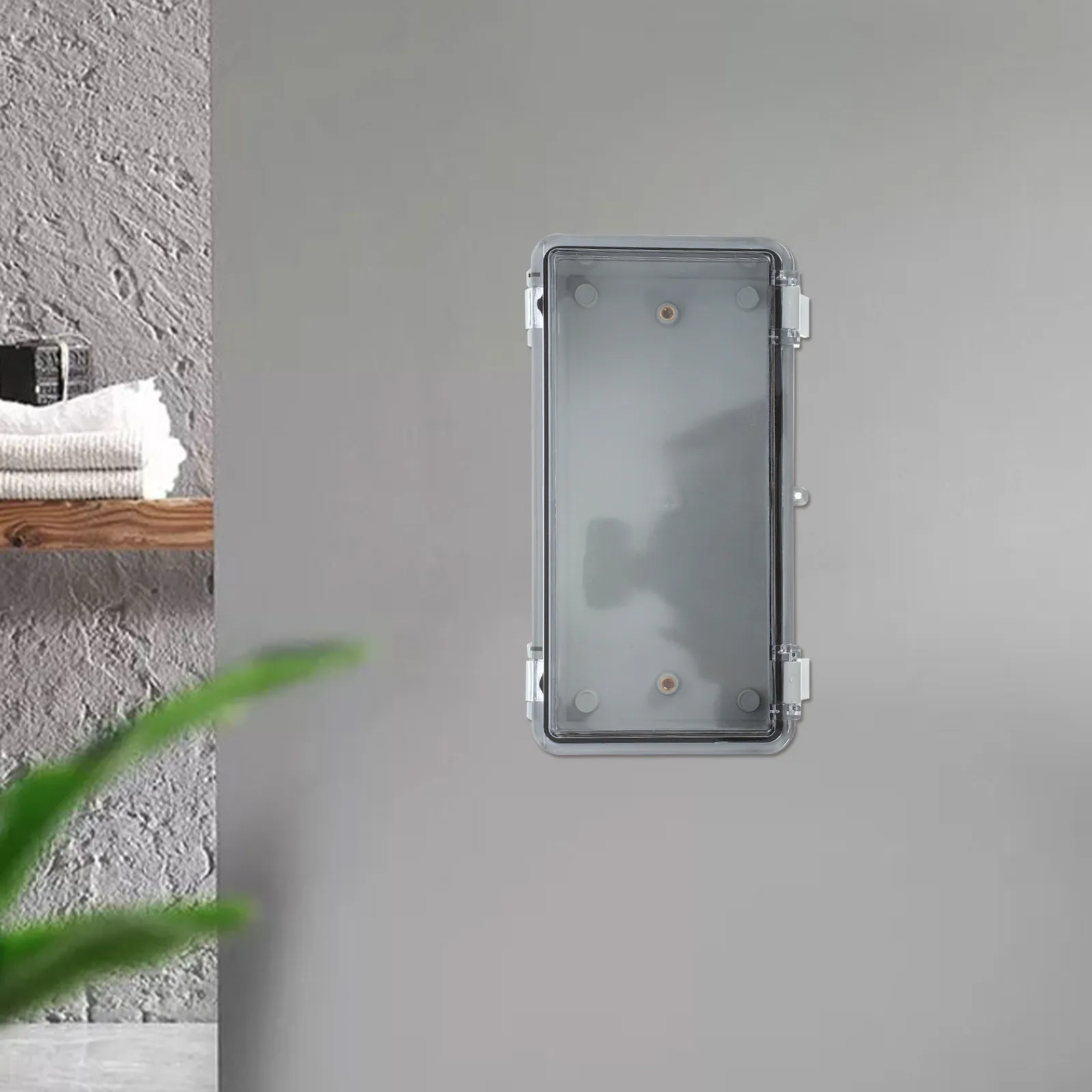 

Водонепроницаемая распределительная коробка для наружного применения, всепогодный электрический корпус для уличных и садовых светильников, пластиковая коробка для подключения кабелей