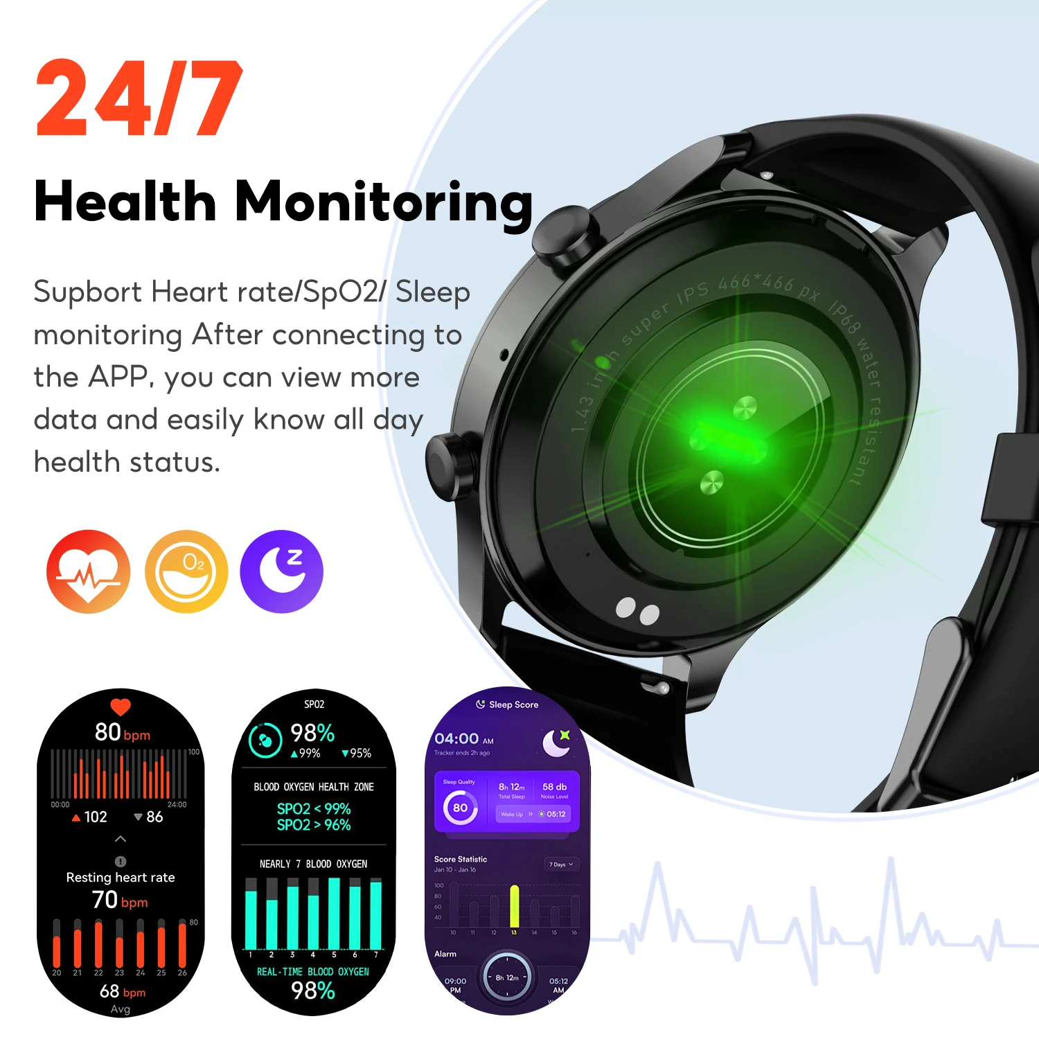 WIFIT Watch R2 Smart Watch 1.43