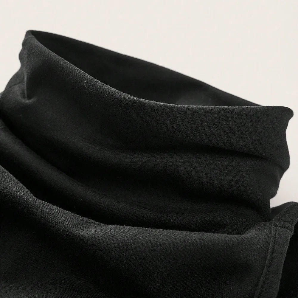 Women Elegant Off Shoulder Fitted Turtleneck Solid Color Wrinkle Resistant Blouse Women's Shirts T-shirt Women's Sleeved