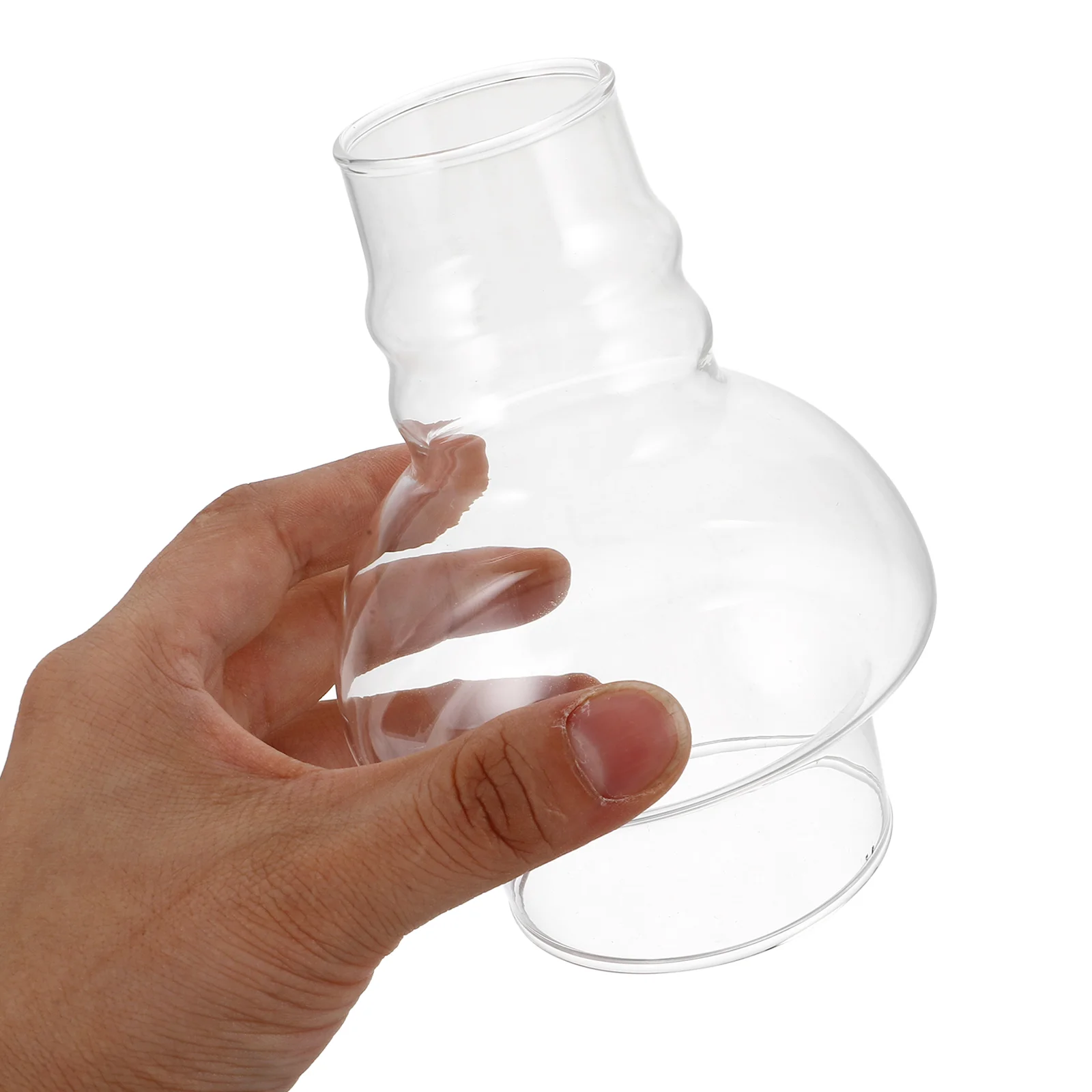 Glass Lampshade Cover Oil Lantern Chimney Kerosene Light Shade Hurricane Protector Cylinder Vase Globe Replacement Lamp Covers