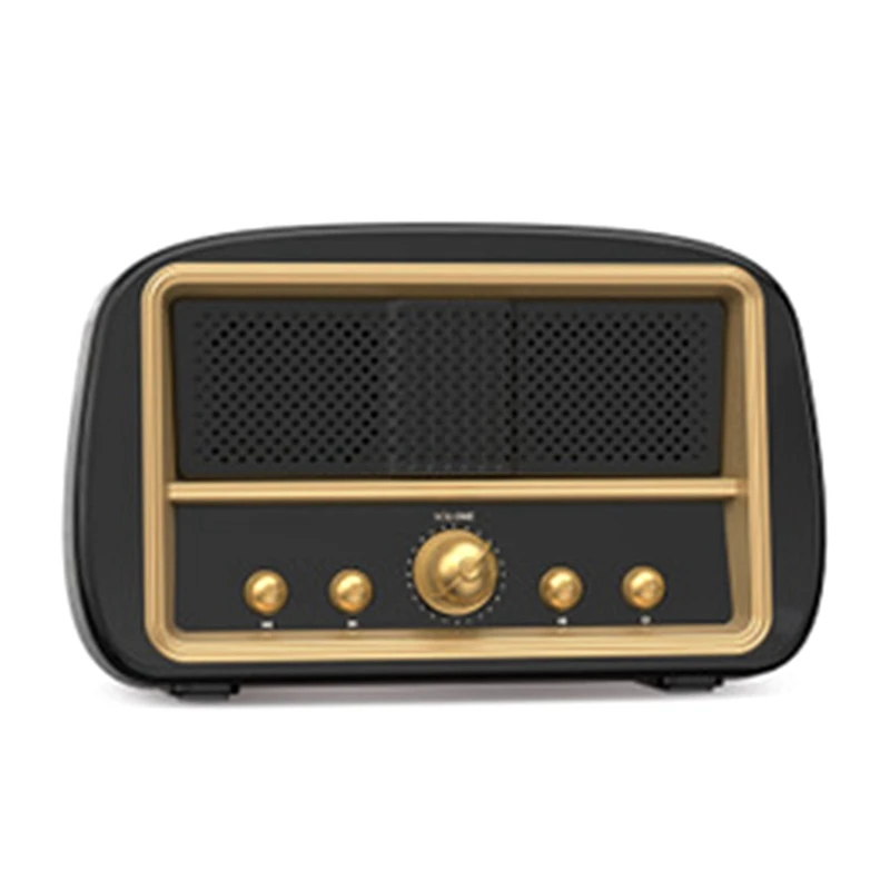 Retro Bluetooth Wireless Stereo Speakers, MINI TV Subwoofer, Portable Retro Bluetooth Speakers