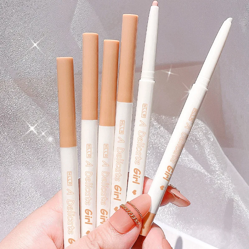 Diamond Glitter Eyeshadow Liner Pencil Eye Makeup Highlighter Waterproof Matte Pink Silkworm Champagne Gold Eyeliner Pen