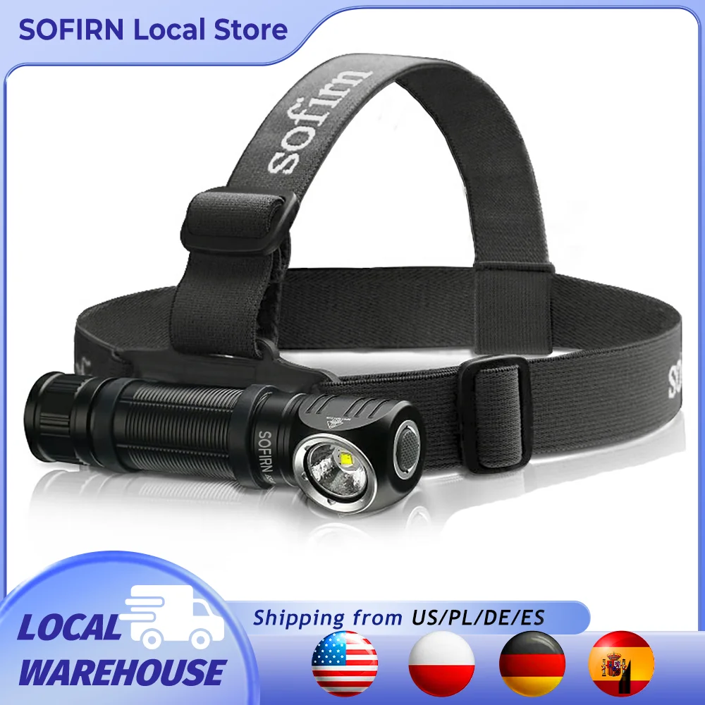

Sofirn HS40 SST40 LED 18650 Headlamp 2000lm USB C Rechargeable Flashlight Powerful Headlight with Magnet Tail Cap