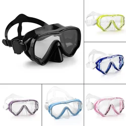 Professional Big Frame Kids Swimming Goggles with Nose Cover Anti Fog Wide View Swimming Gear for Boys Girls Children Glasses