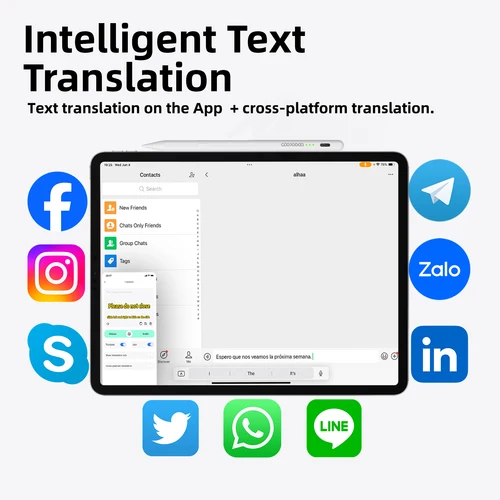 Imagen 2 del producto GOOJODOQ Ai07 lápiz óptico Ai lectura/escritura/dibujar para lápiz Apple para ipad 2018-2025 rechazo de Palma sensible a la inclinación USB-C carga rápida