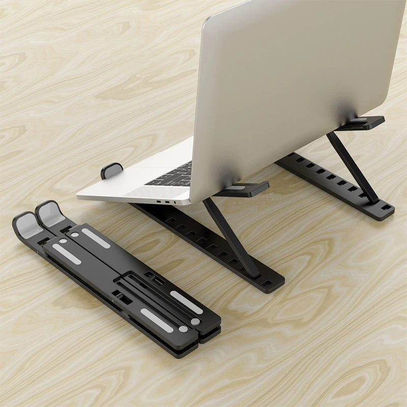 Adjustable 10 Gear Foldable Laptop Stand Holder Portable Notebook Bracket Cooling Support Base Riser Laptop Cooler Accessories