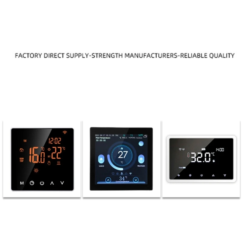 Thermostat Electric Heating Warm Floor Temperature Controller for Gas Boiler Dropship