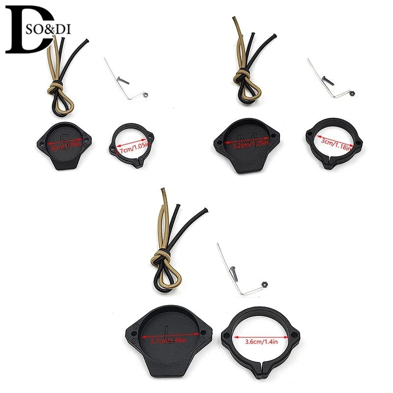 Flashlight Protective Cover Lights Front Lens Cap For M300 M600 M952V M951 Light Protector Covers