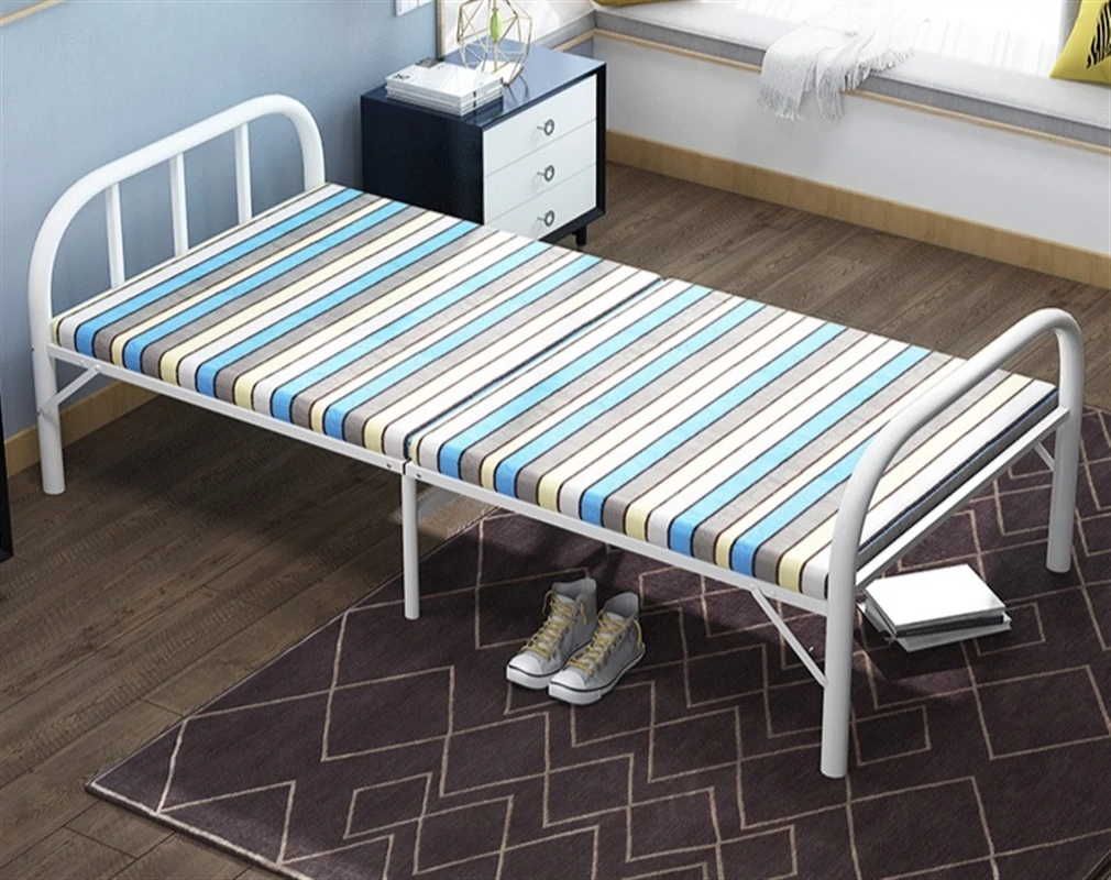 

Folding Beds For Sleeping 90*186*40cm Household Single Bed Office Lunch Break Multi-functional Hard Board