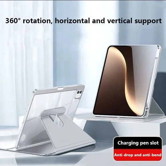 

Rotation Acrylic Case For iPad Pro 13 Pro11 2025 M5 11th Gen 2025 Air 13 A16 Air 5 4 10th 10.9 10.2 Air 6 5 4 3 2 1 9.7 Mini 7 6