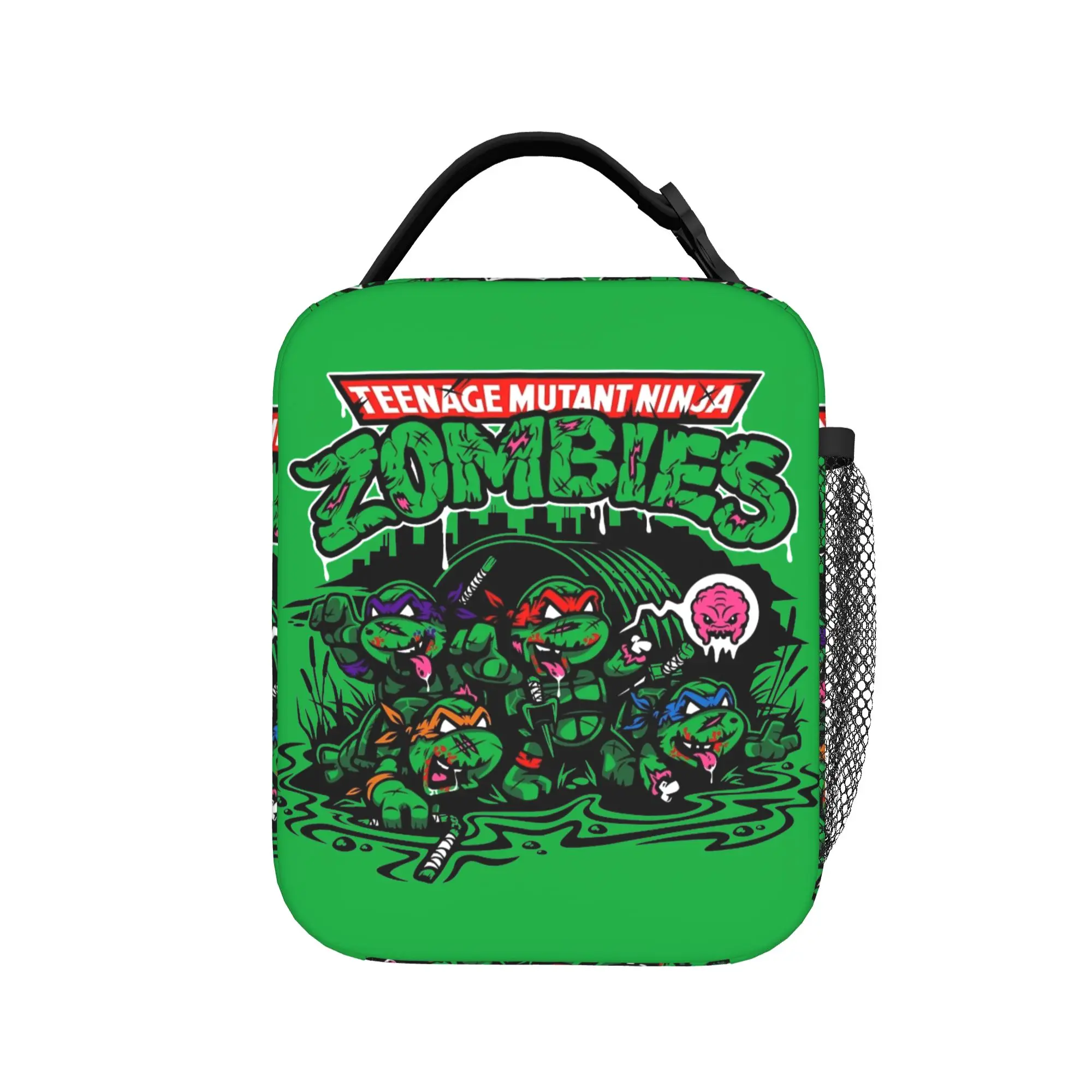 

Teenage Turtles Krraaaaanngs Insulated Lunch Bag Large ninja turtles Bag Lunch Box Tote College Outdoor Food Storage Bag