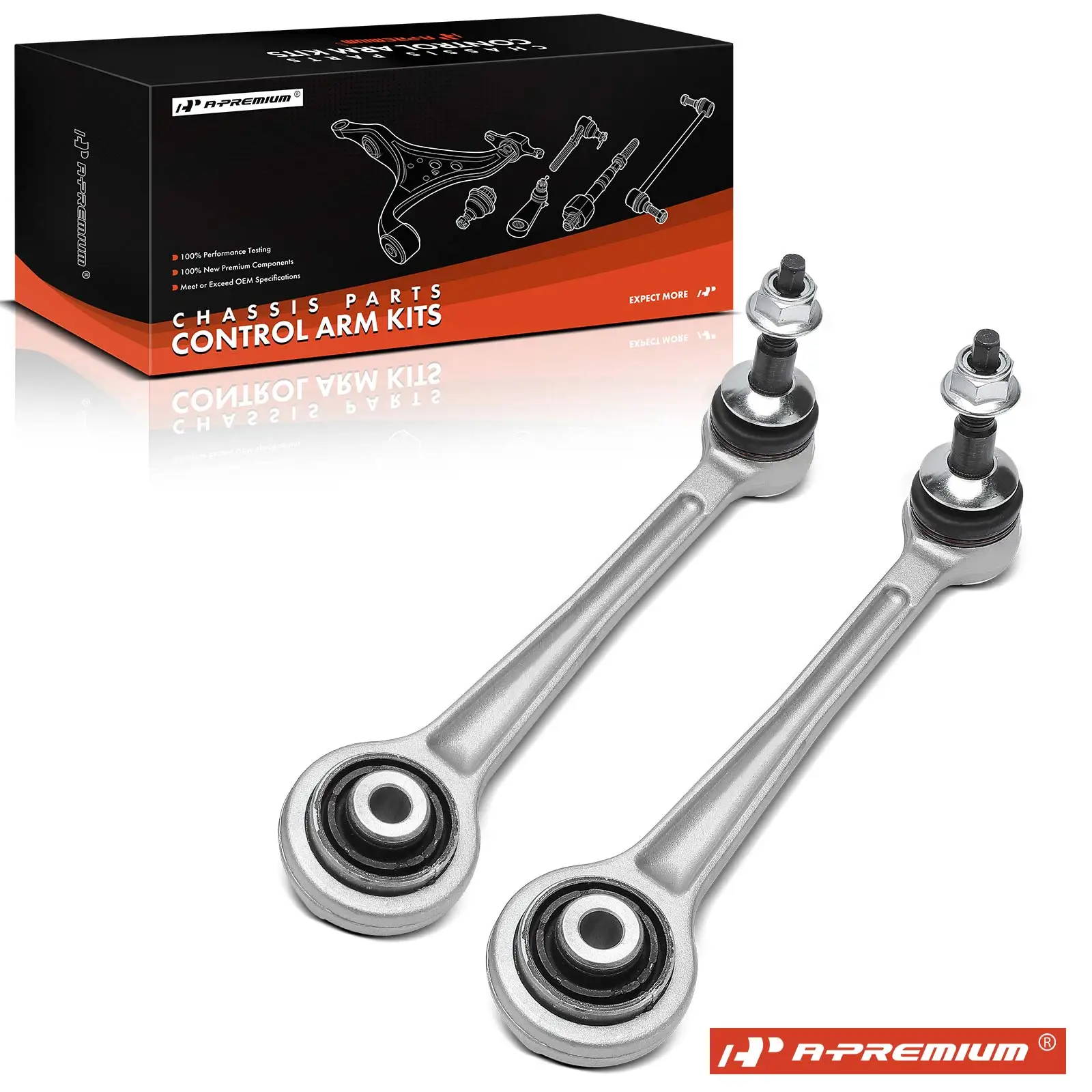 A-Premium 2x Rear Upper Forward Control Arm & Ball Joint for BMW 750i 750Li 760Li Alpina B7 2007-2008 650i 2007-2010