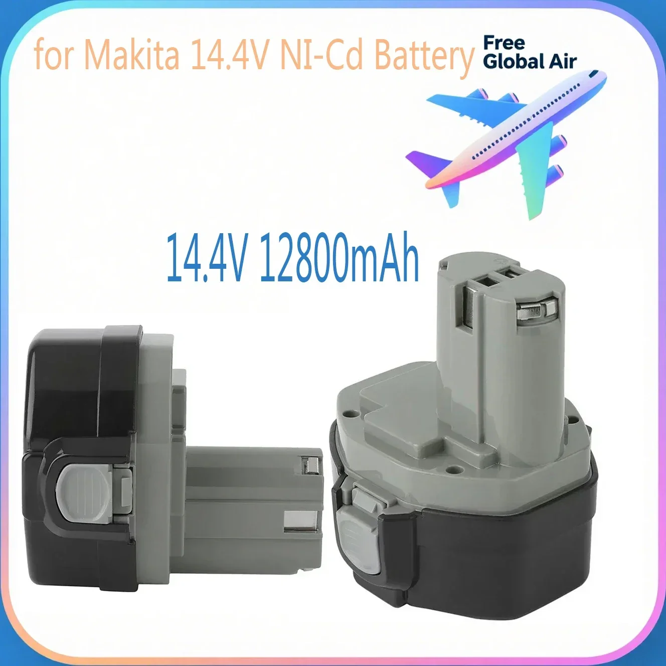 New for Makita 14.4V NI-Cd 12800mAh Replacement Battery for Makita Battery 14.4V PA14 1420 1422 1433 1434 1435 1435F 192699-A