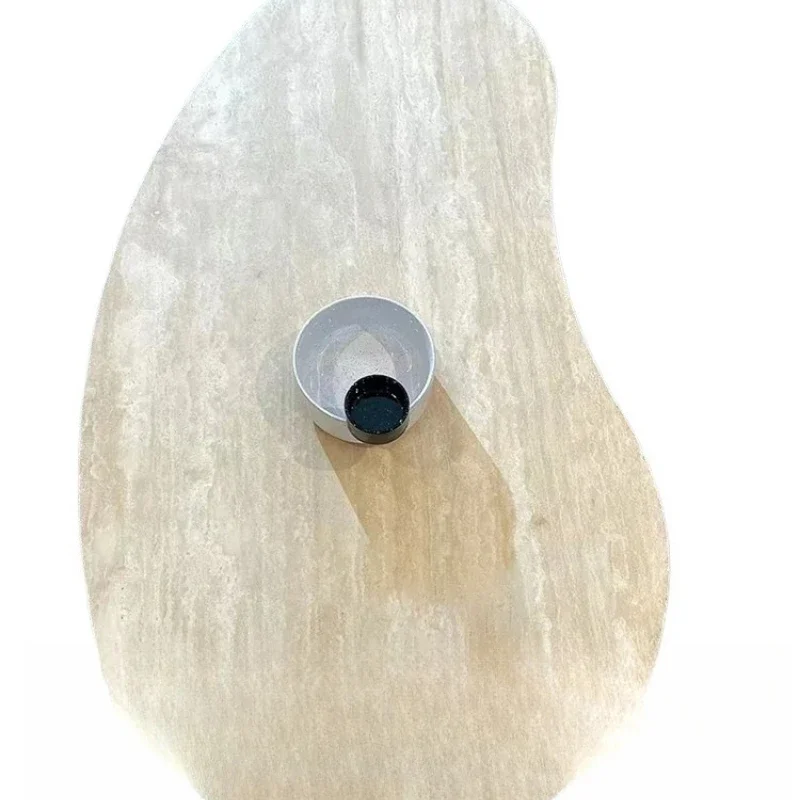 

wabi-sandy wind solid wood, travertine coffee table, medieval small apartment, household, coffee table coffee table
