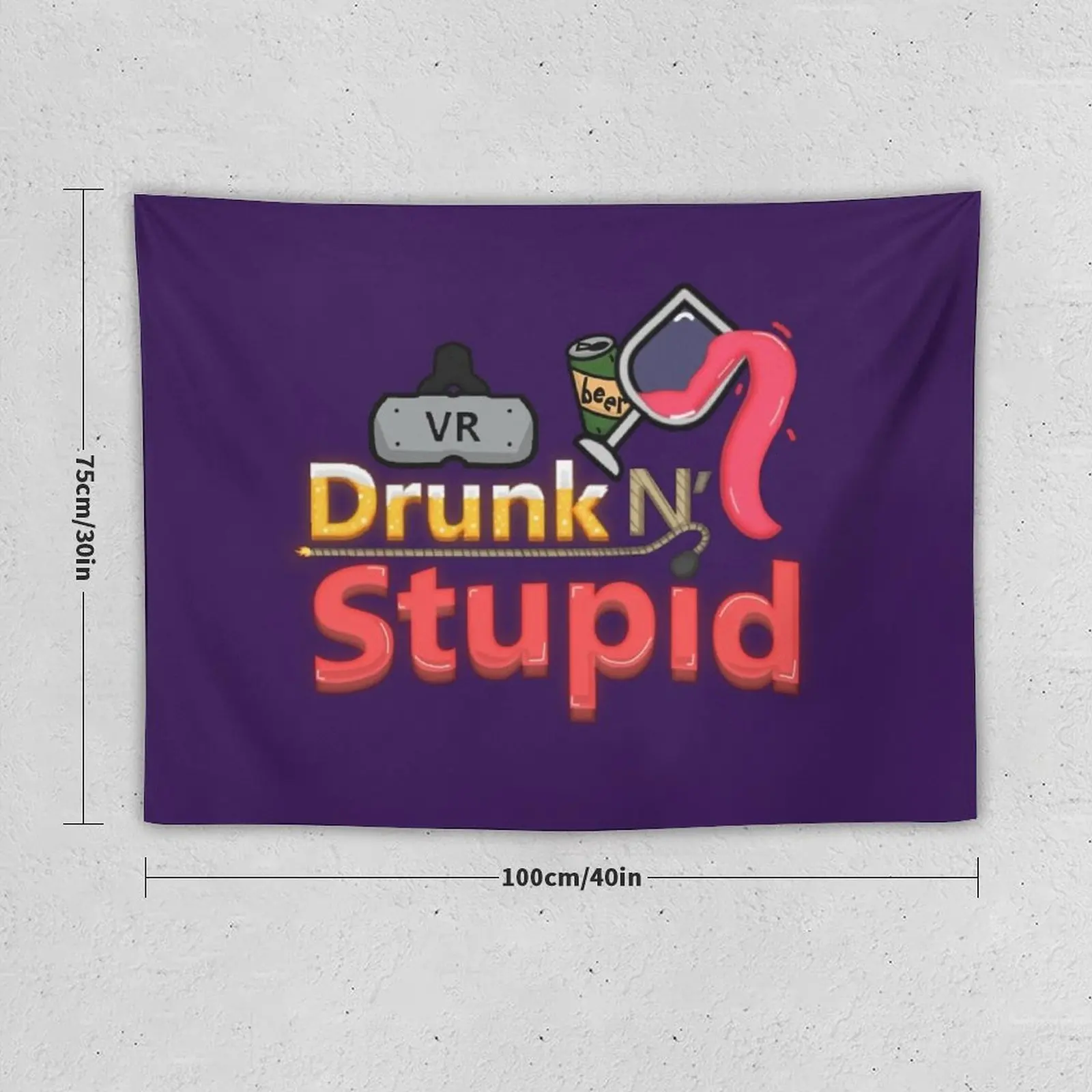 Drunk and Stupid Tapestry Aesthetic Home Decor Aesthetic Room Decors Tapestry