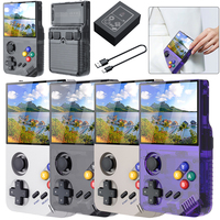 M19 Handheld Game Console 3.5 Inch 4K HD IPS Screen Video Game Console Linux/Emelec 4.3 System Retro Gaming Player for Kid Gifts