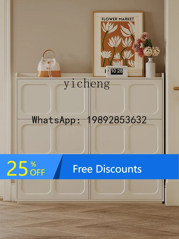 AA  ultra-thin tipping bucket shoe cabinet  into the home cabinet at the home door is extremely narrow