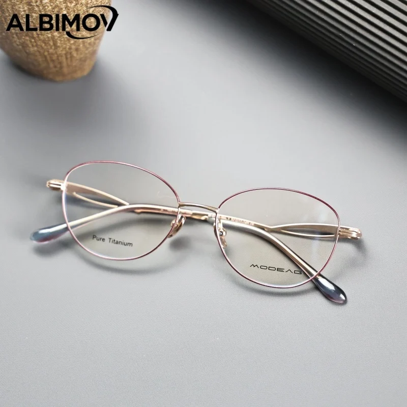 

Высококачественные титановые очки для коррекции миопии, устойчивые к коррозии, мультифокальные, не выцветающие, медицинские оптические очки