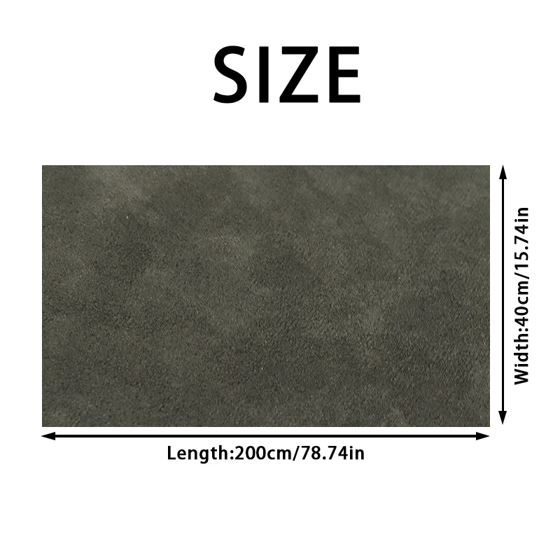 40x200cm Self Adhesive Suede Cloth Roll for Sofa Repair Jewelry Box Decoration DIY Car Interior Stickers Elastic Velvet Fabric